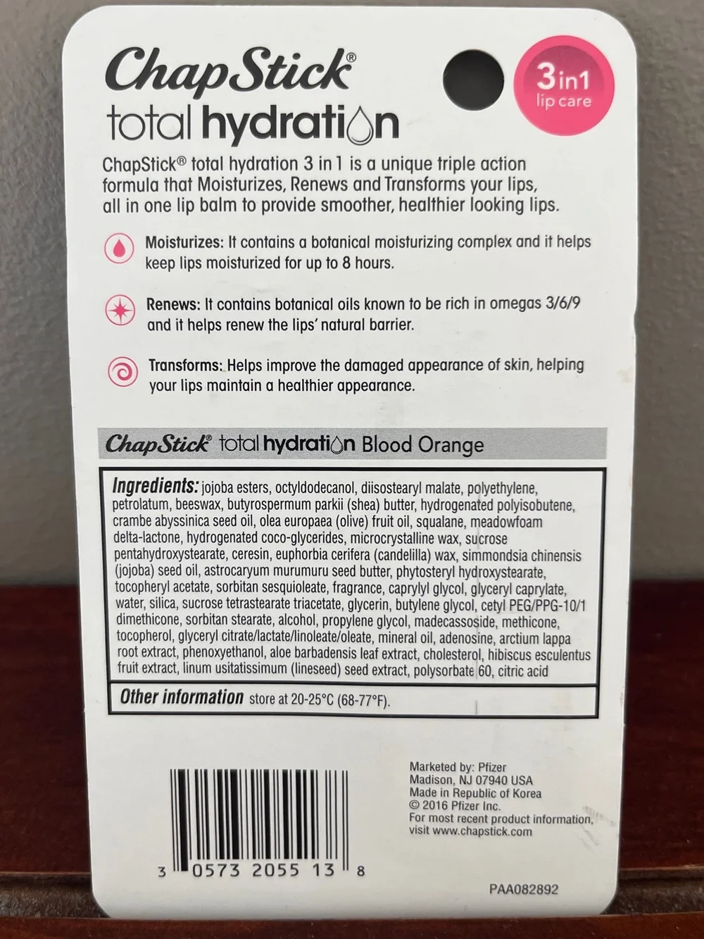 Chapstick discontinued “blood
